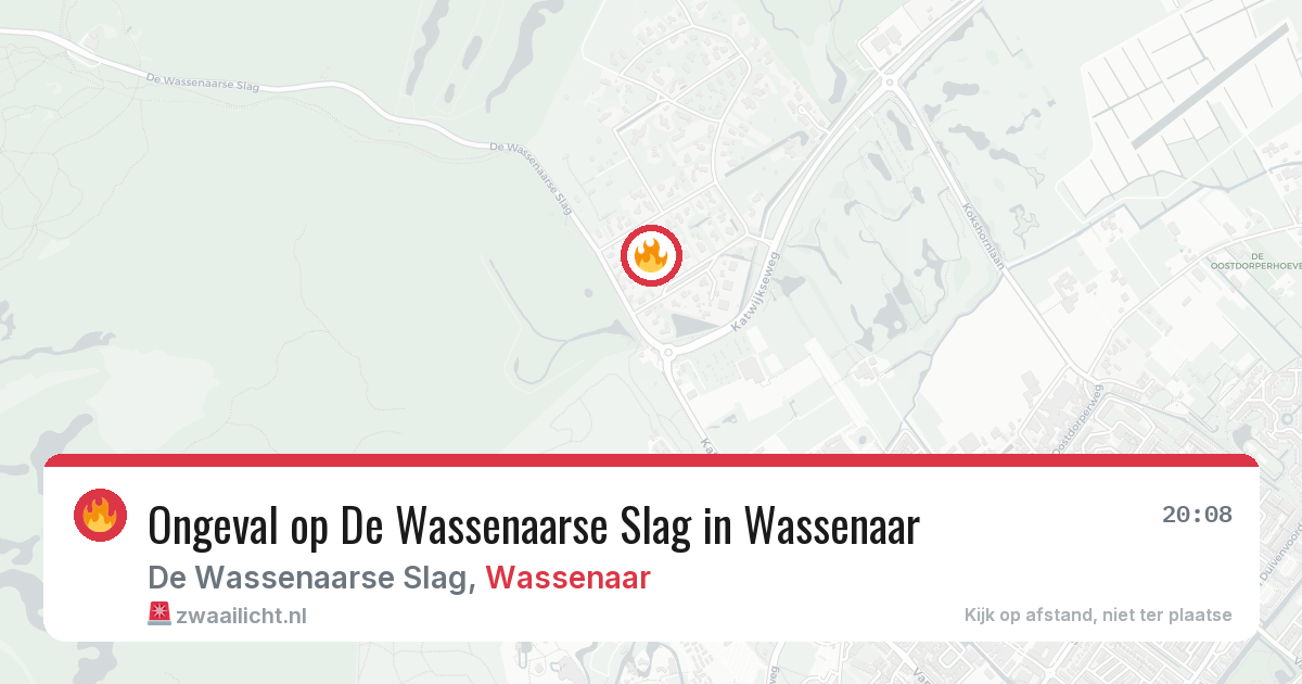 Ongeval op De Wassenaarse Slag in Wassenaar — 23 jun 2026