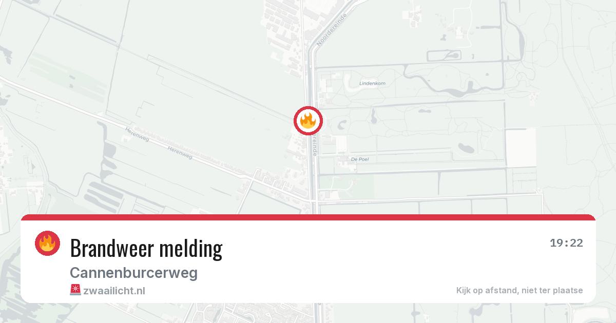 Brandweer melding — 30 jun 2026