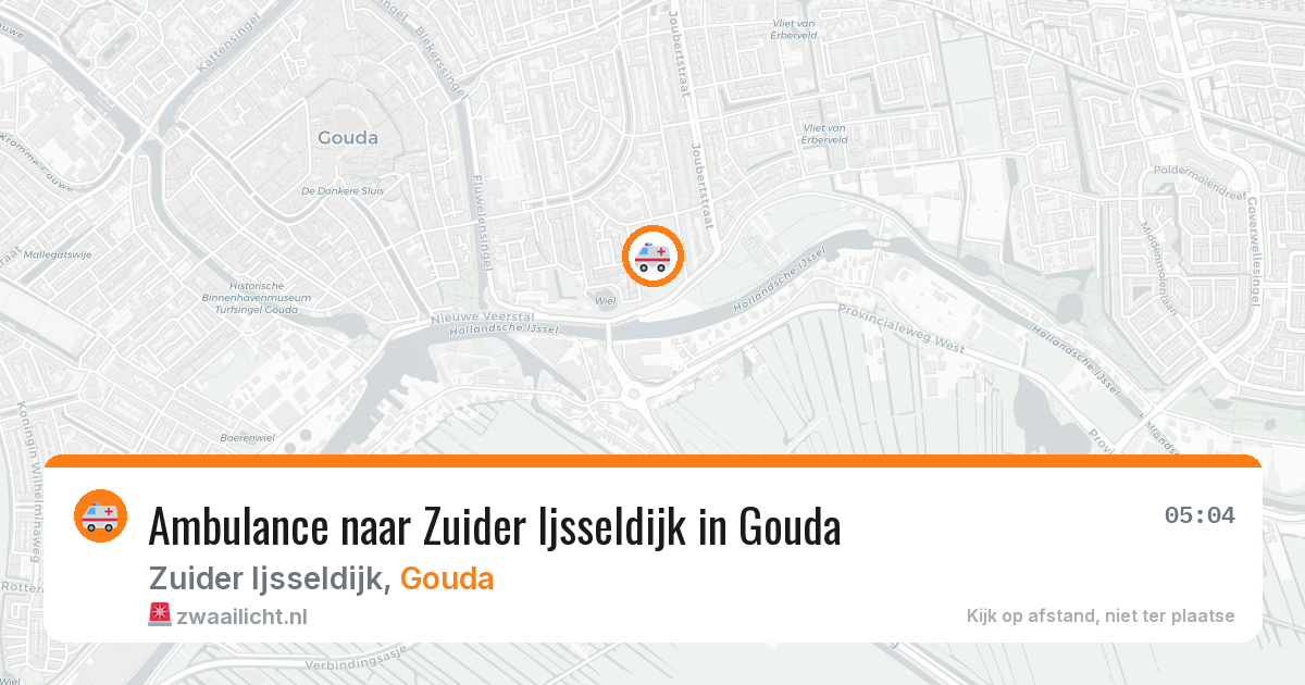 Ambulance naar Zuider Ijsseldijk in Gouda — 29 jan 2026