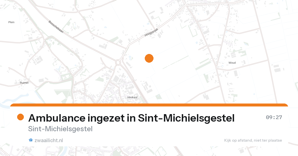 Ambulance ingezet in Sint-Michielsgestel — 7 feb 2026