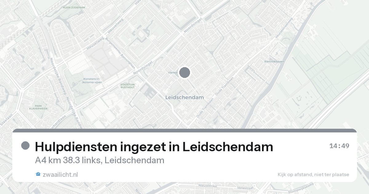 Hulpdiensten ingezet in Leidschendam — 7 feb 2026 | 🚨 Zwaailicht.nl