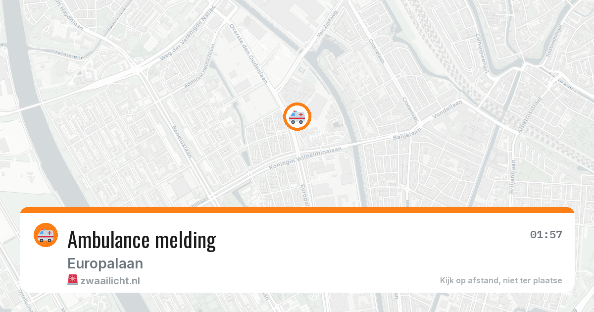 Ambulance melding — 7 mei 2026