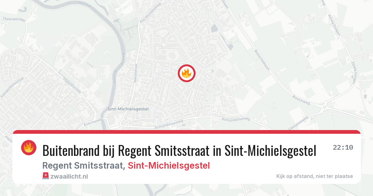 Buitenbrand bij Regent Smitsstraat in Sint-Michielsgestel — 24 mei 2026