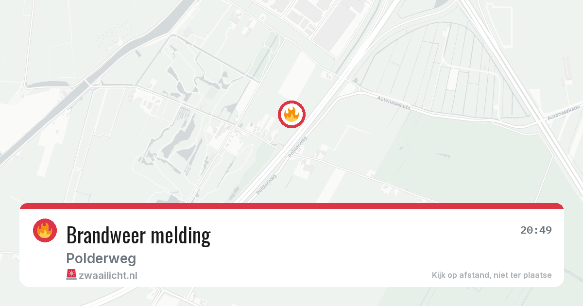 Brandweer melding — 14 jun 2026