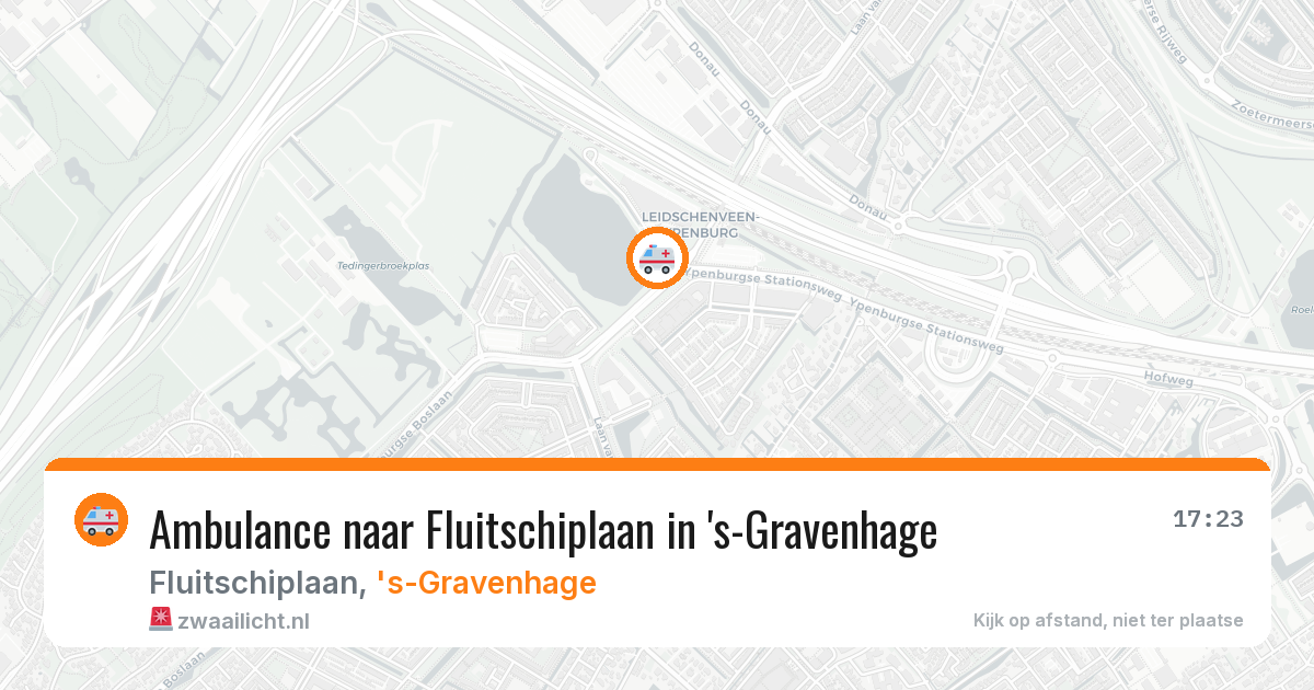 Ambulance naar Fluitschiplaan in 's-Gravenhage — 7 jun 2026