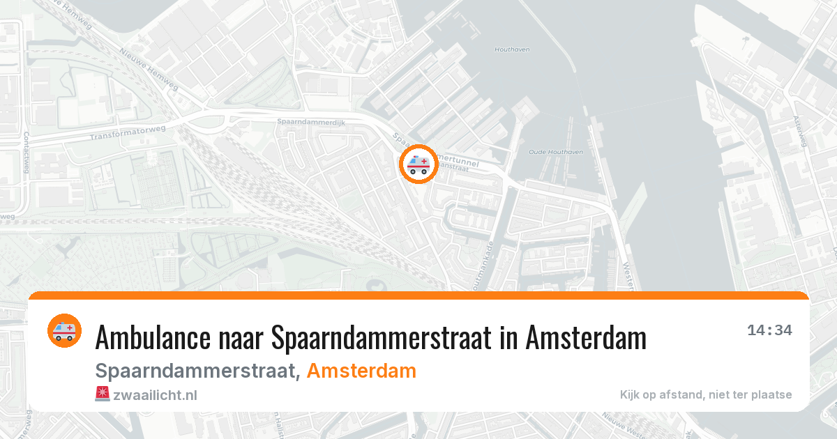 Ambulance naar Spaarndammerstraat in Amsterdam — 4 jun 2026