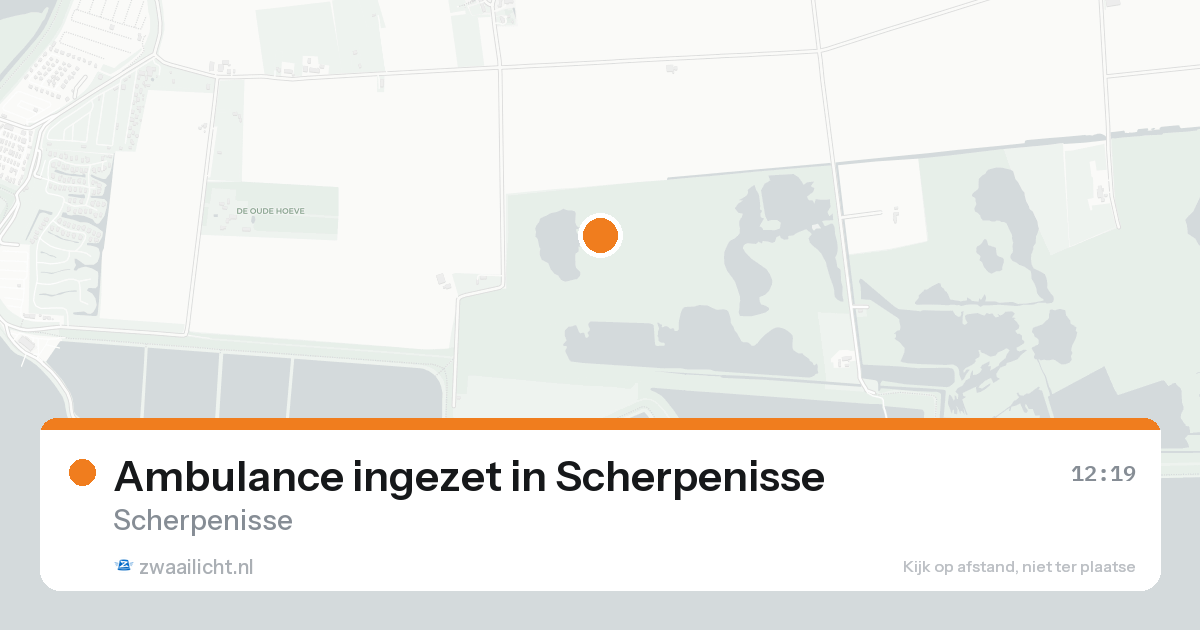 Ambulance ingezet in Scherpenisse — 20 aug 2026