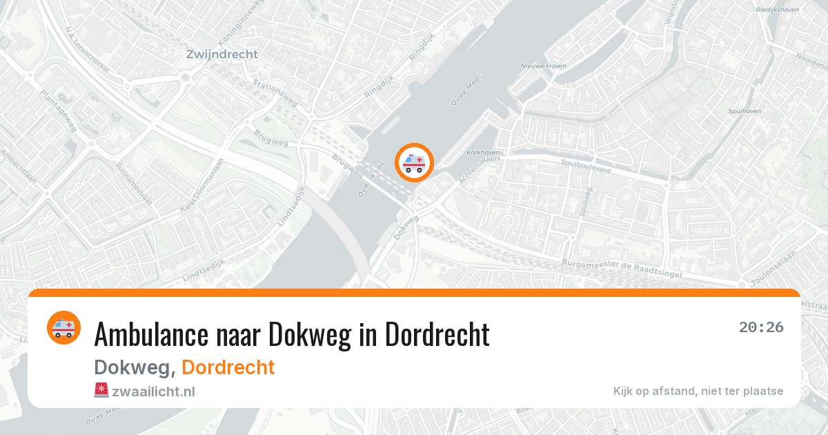 Ambulance naar Dokweg in Dordrecht — 18 jun 2026