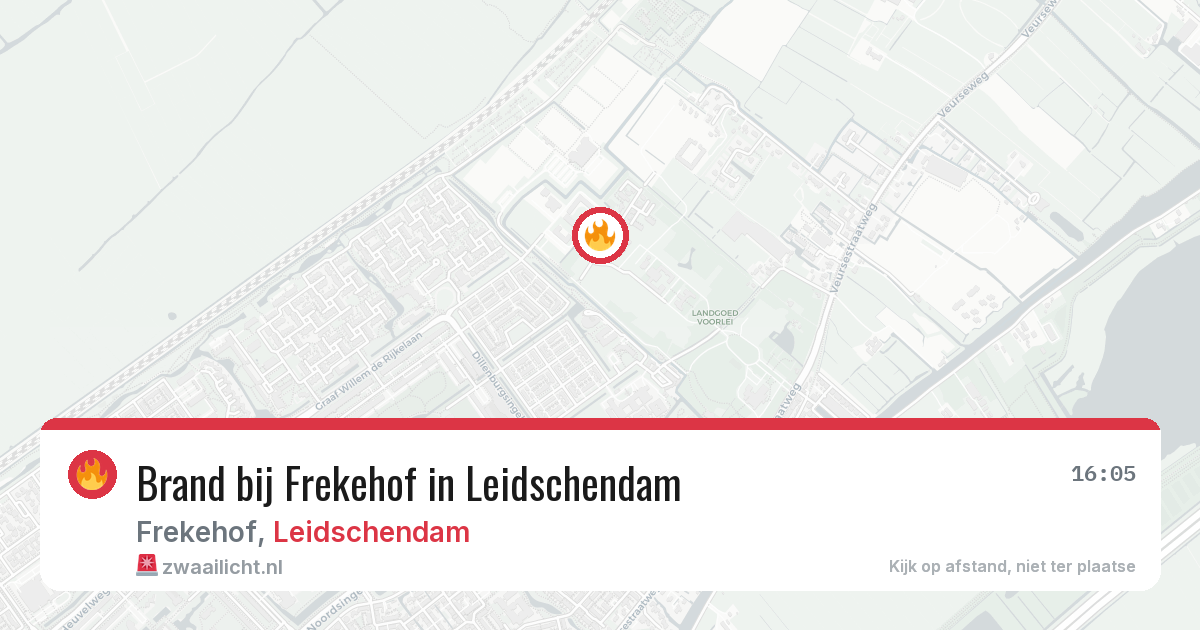 Brand bij Frekehof in Leidschendam — 10 jun 2026