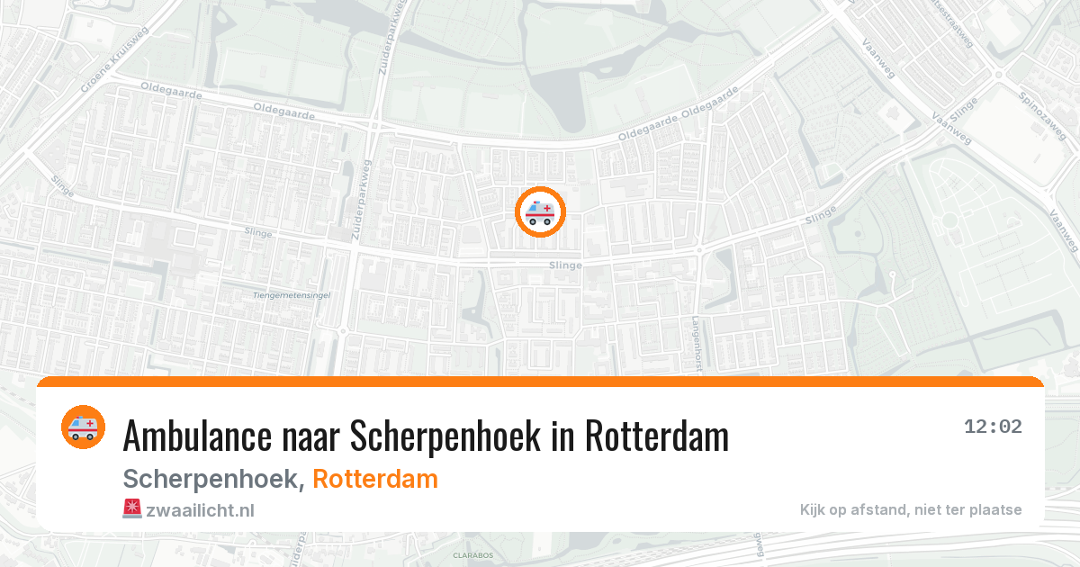 Ambulance naar Scherpenhoek in Rotterdam — 26 jun 2026