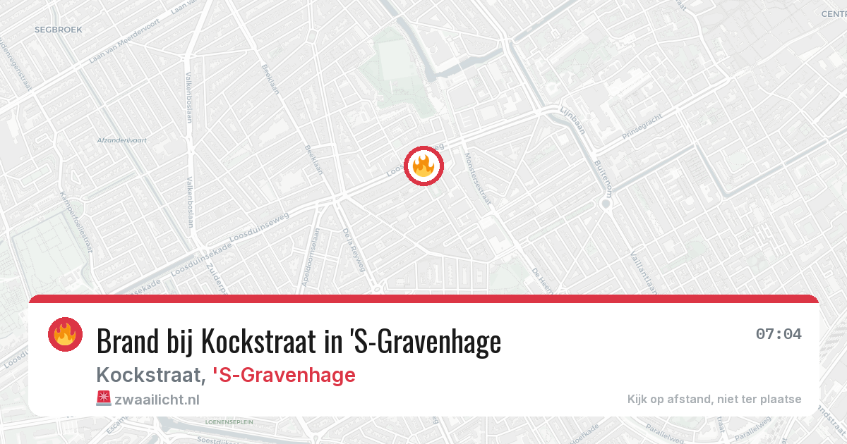 Brand bij Kockstraat in 'S-Gravenhage — 27 jun 2026