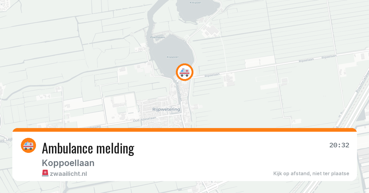 Ambulance melding — 28 feb 2026