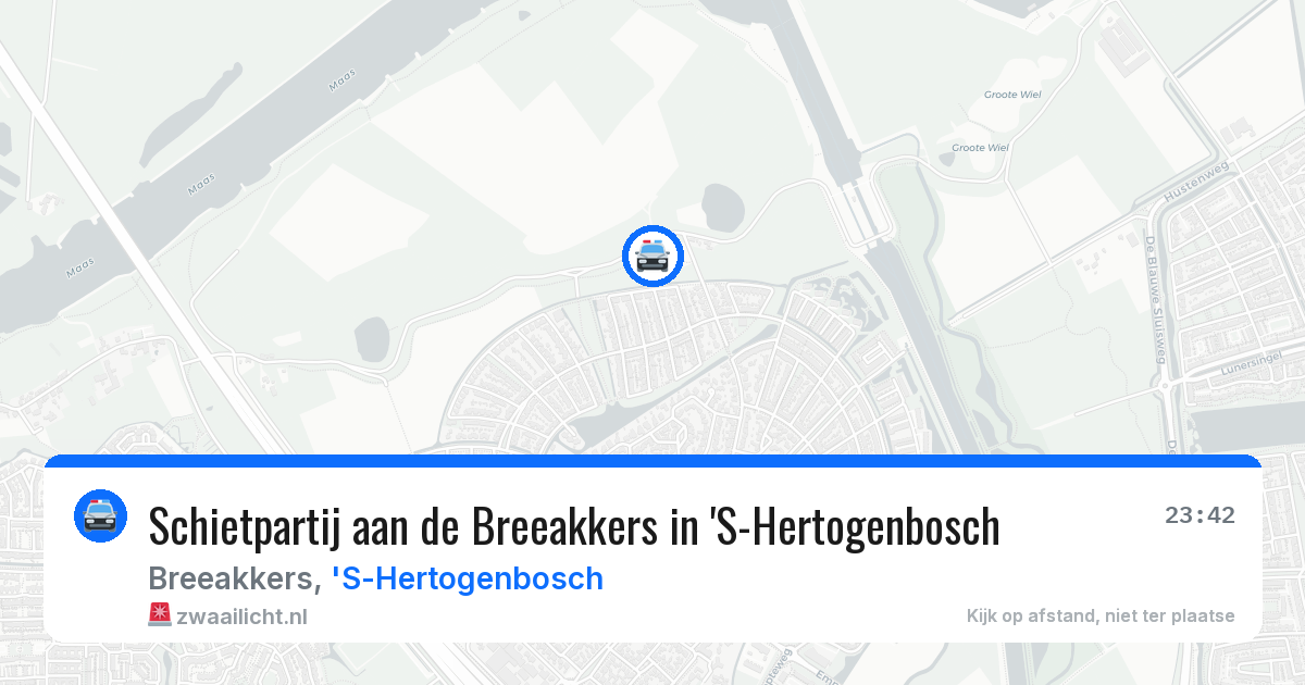Schietpartij aan de Breeakkers in 'S-Hertogenbosch — 25 mrt 2026