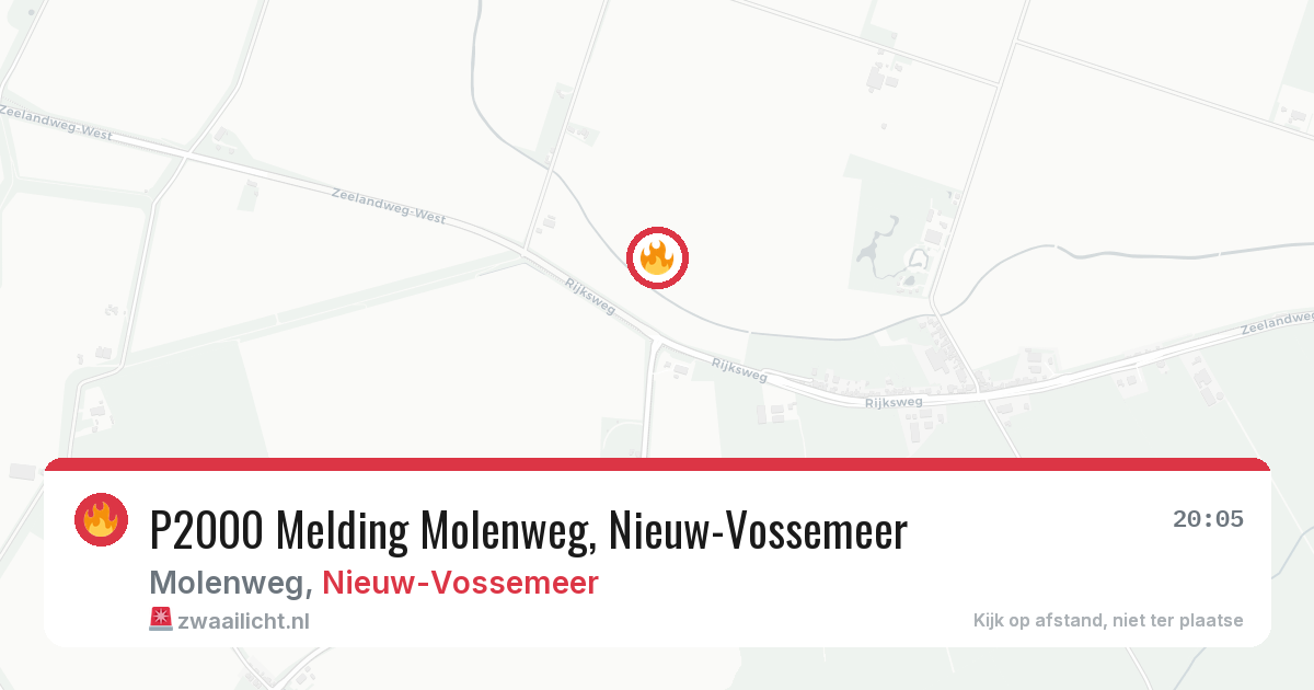 P2000 Melding Molenweg, Nieuw-Vossemeer — 7 feb 2026