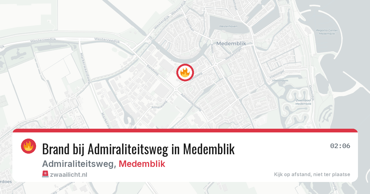Brand bij Admiraliteitsweg in Medemblik — 27 apr 2026