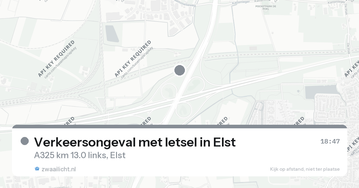 Verkeersongeval met letsel in Elst — 26 aug 2026