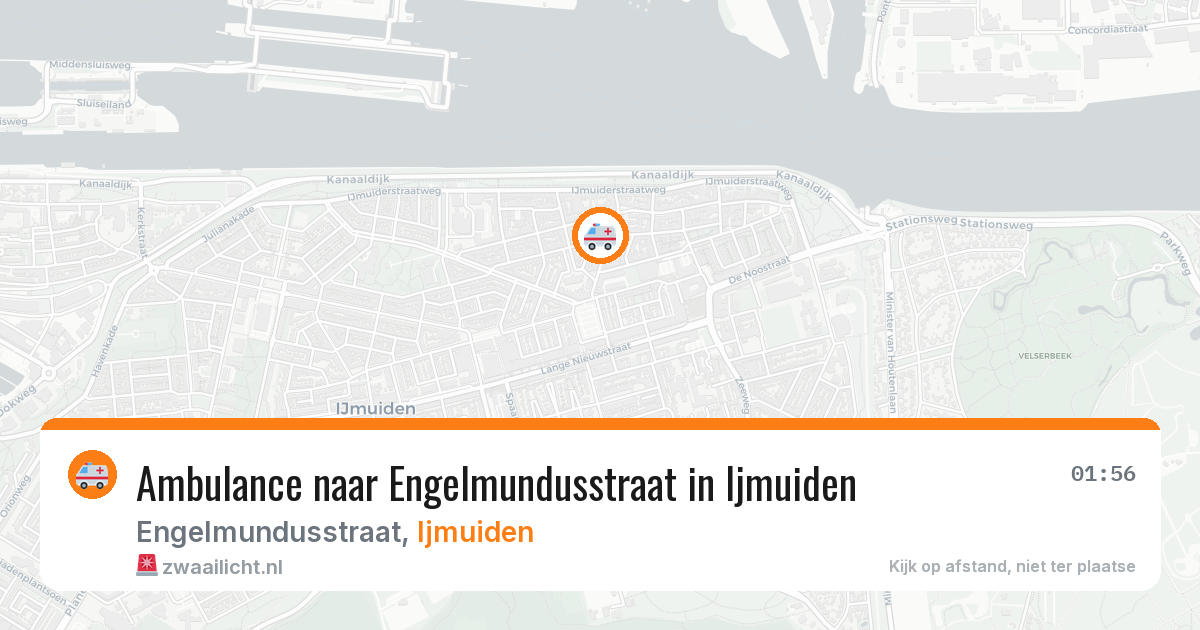 Ambulance naar Engelmundusstraat in Ijmuiden — 30 mei 2026