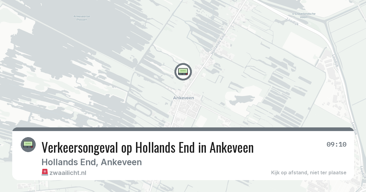 Verkeersongeval op Hollands End in Ankeveen — 4 mrt 2026