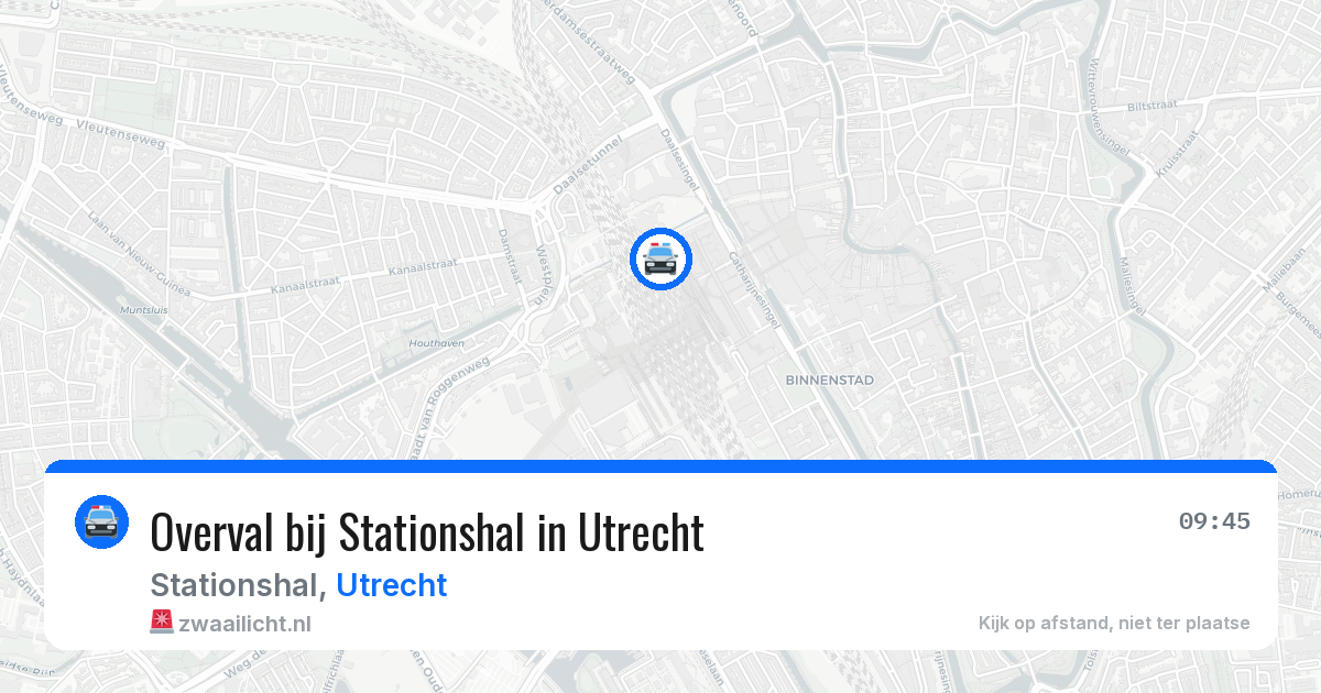 Overval bij Stationshal in Utrecht — 12 mei 2026