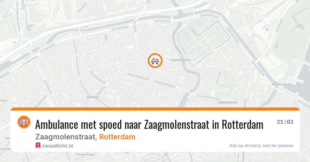 Ambulance met spoed naar Zaagmolenstraat in Rotterdam — 4 apr 2026