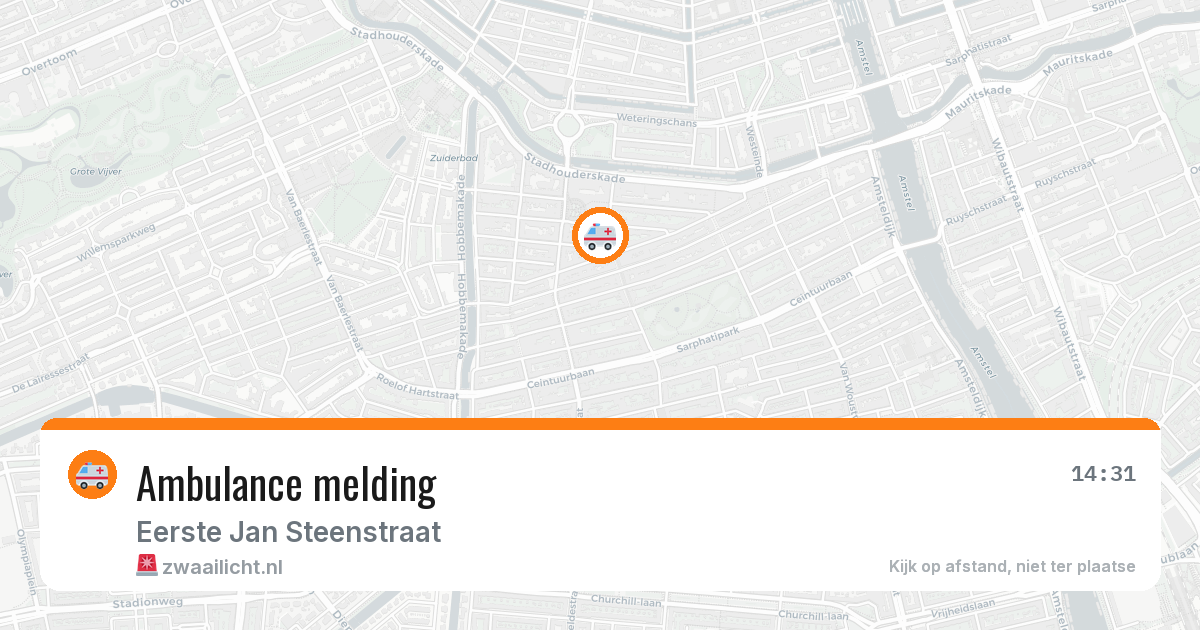 Ambulance melding — 21 jun 2026