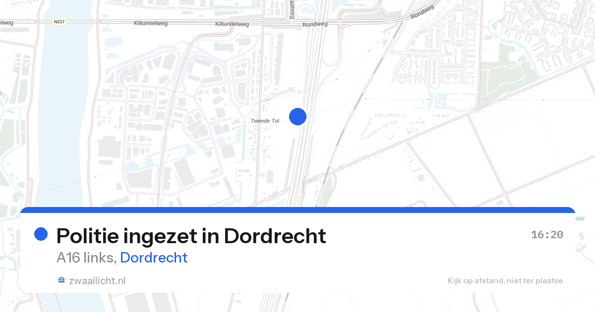 Politie ingezet in Dordrecht — 27 aug 2026 | 🚨 Zwaailicht.nl