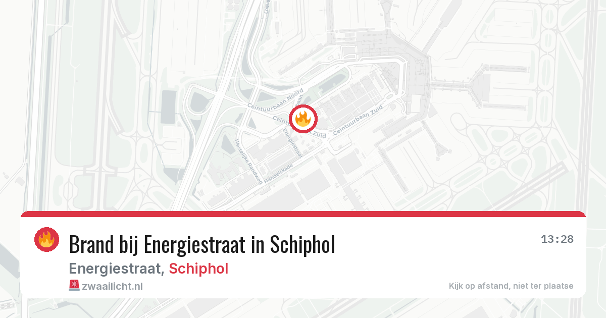 Brand bij Energiestraat in Schiphol — 2 jun 2026