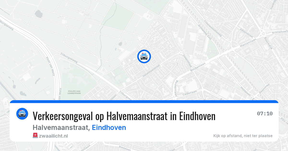 Verkeersongeval op Halvemaanstraat in Eindhoven — 12 mei 2026