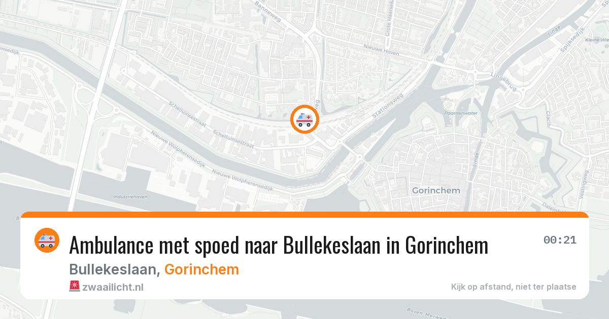 Ambulance met spoed naar Bullekeslaan in Gorinchem — 17 jan 2026