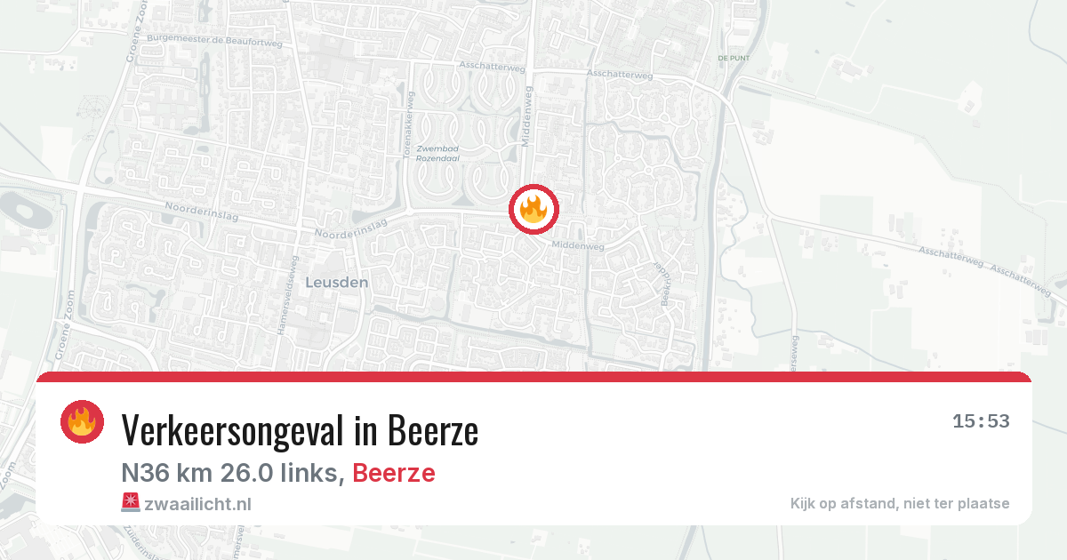 Verkeersongeval in Beerze — 30 jan 2026