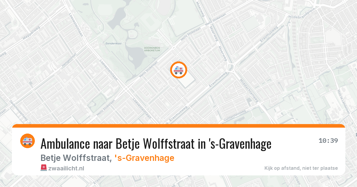 Ambulance naar Betje Wolffstraat in 's-Gravenhage — 28 mei 2026