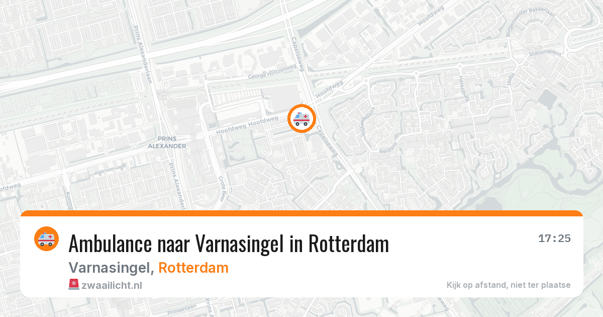 Ambulance naar Varnasingel in Rotterdam — 29 mei 2026
