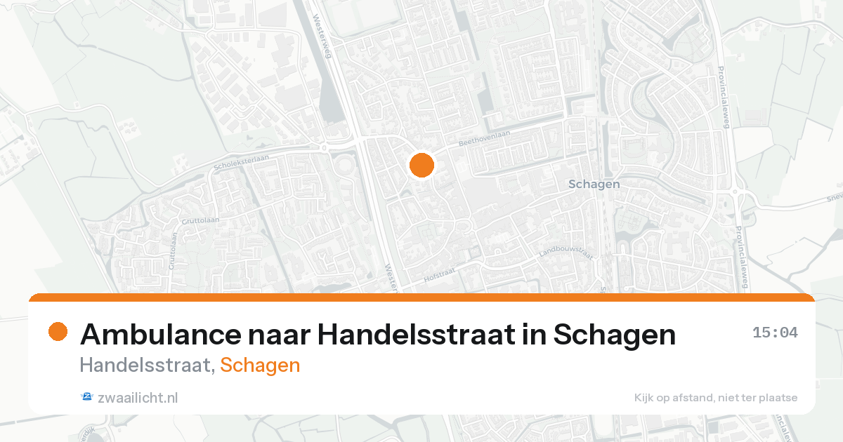 Ambulance naar Handelsstraat in Schagen — 21 aug 2026