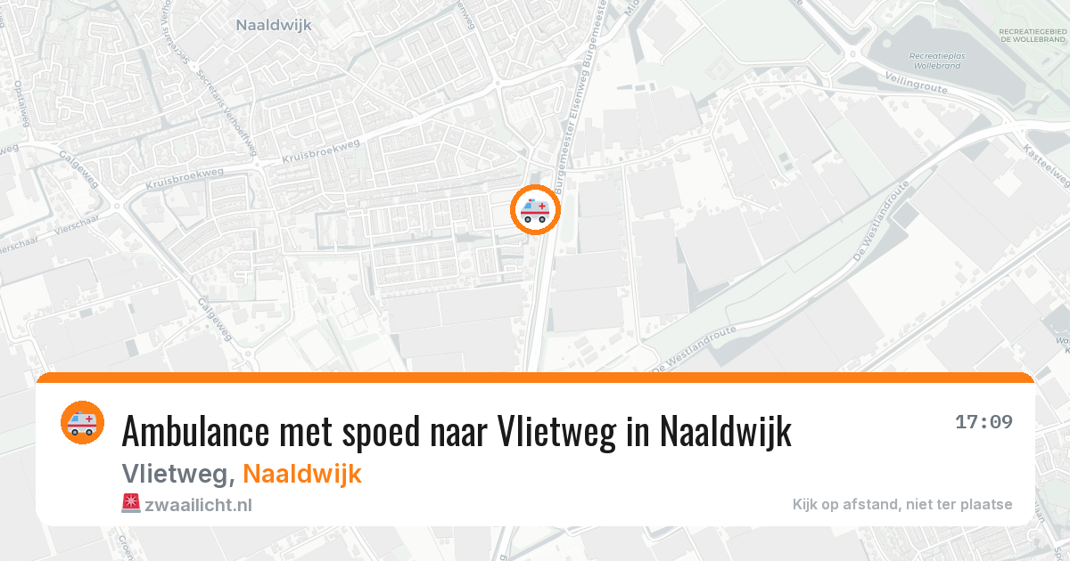 Ambulance met spoed naar Vlietweg in Naaldwijk — 3 apr 2026