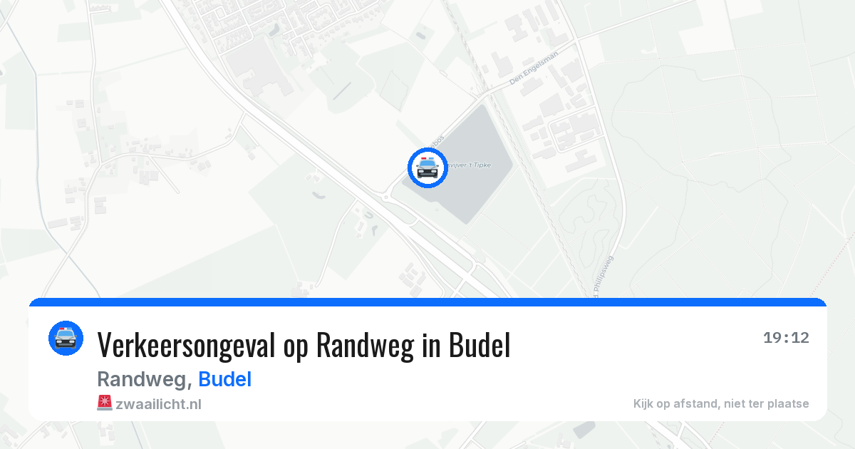 Verkeersongeval op Randweg in Budel — 13 mei 2026