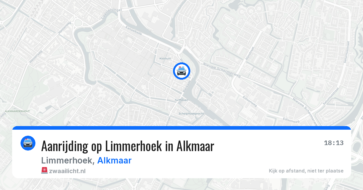 Aanrijding op Limmerhoek in Alkmaar — 23 apr 2026