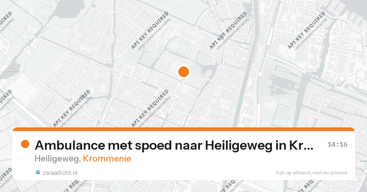Ambulance met spoed naar Heiligeweg in Krommenie — 19 feb 2026