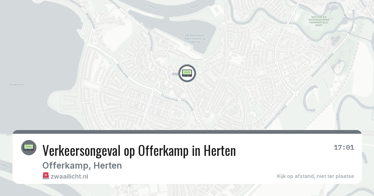 Verkeersongeval op Offerkamp in Herten — 7 jul 2026
