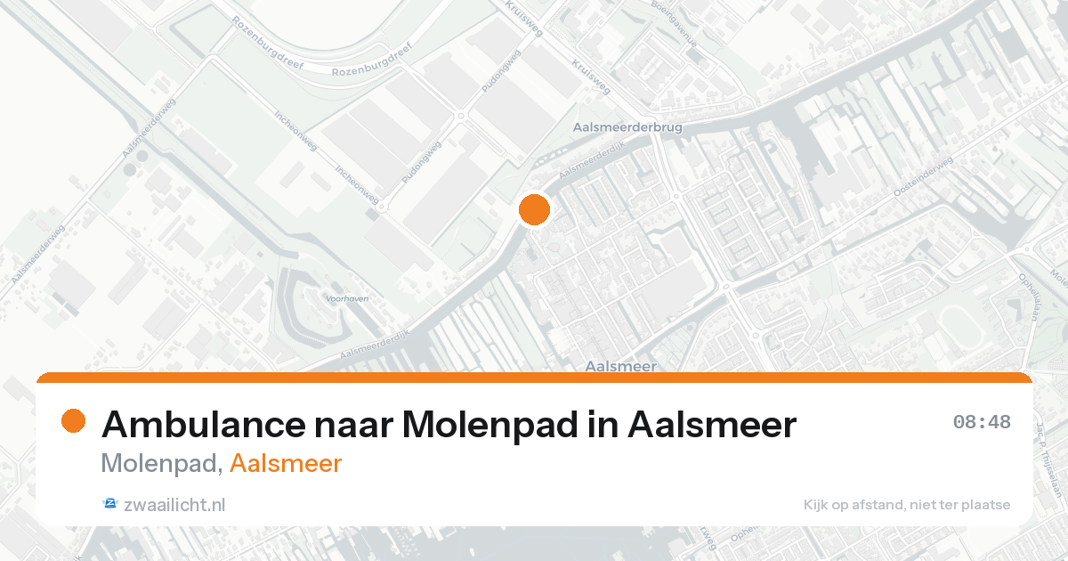 Ambulance naar Molenpad in Aalsmeer — 6 jun 2026