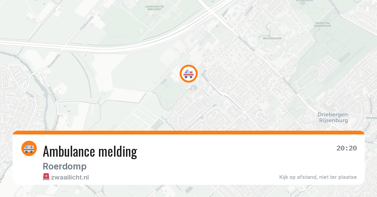 Ambulance melding — 30 jun 2026