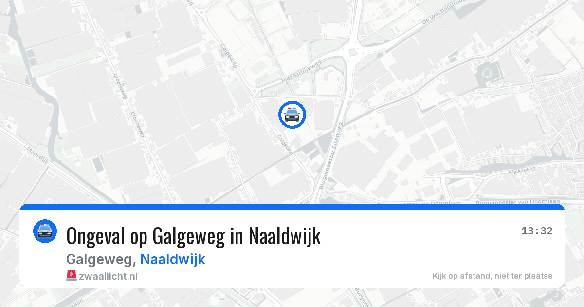 Ongeval op Galgeweg in Naaldwijk — 1 mei 2026