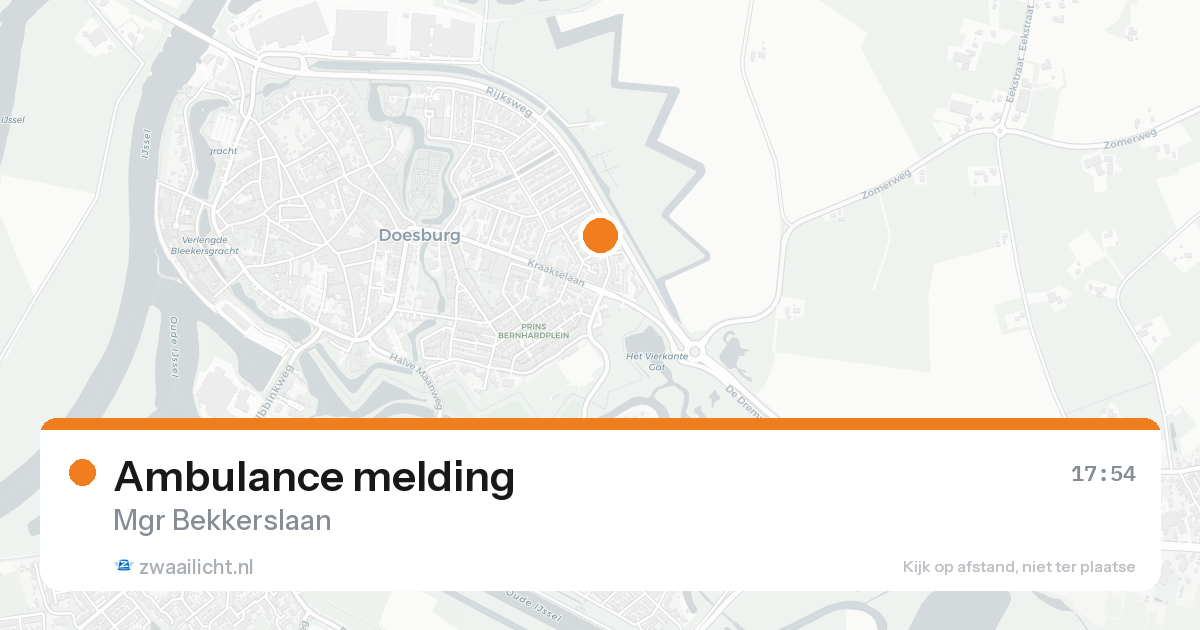 Ambulance melding — 30 jan 2026