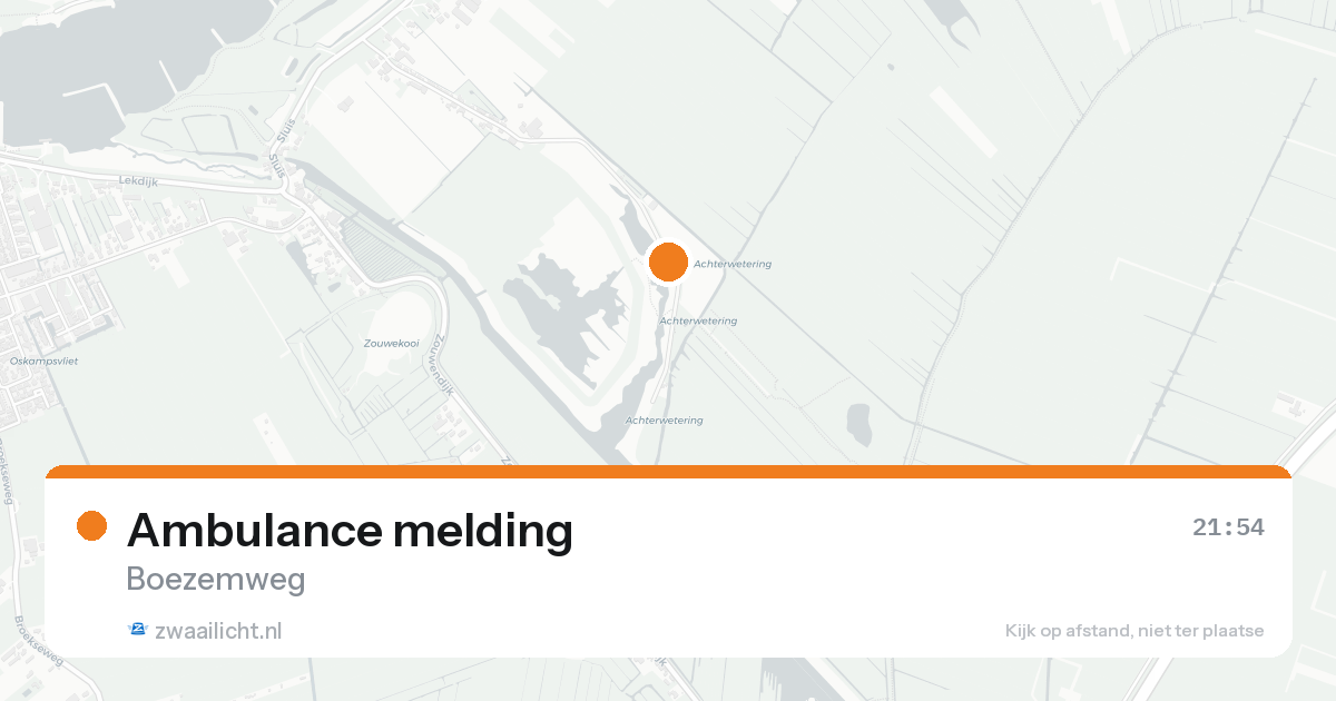 Ambulance melding — 7 feb 2026
