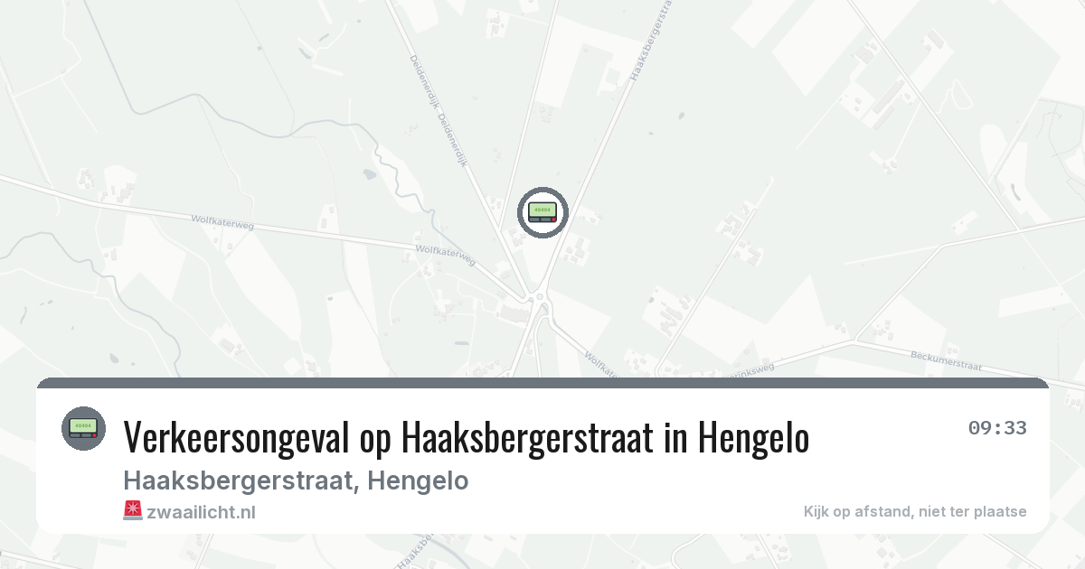 Verkeersongeval op Haaksbergerstraat in Hengelo — 10 mrt 2026