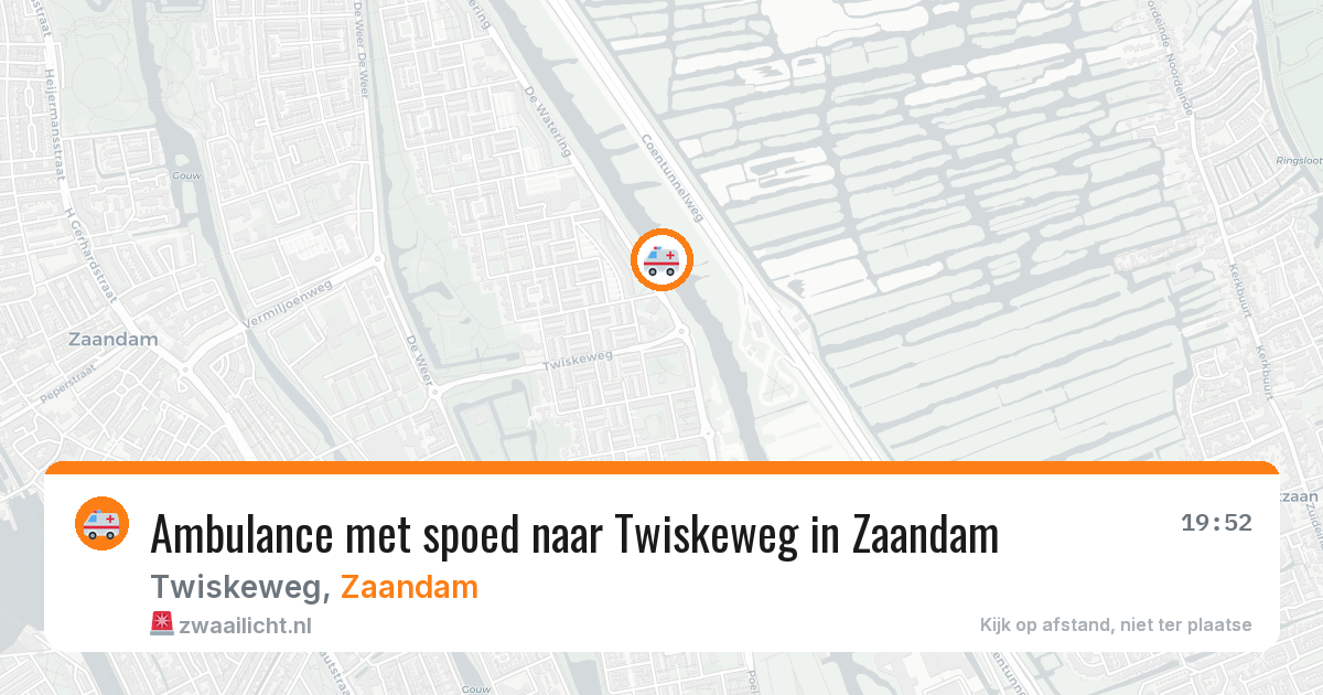 Ambulance met spoed naar Twiskeweg in Zaandam — 4 feb 2026
