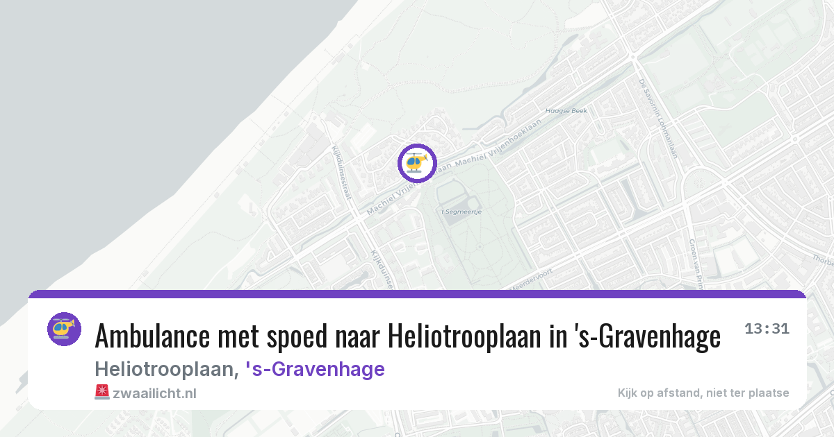 Ambulance met spoed naar Heliotrooplaan in 's-Gravenhage — 8 feb 2026