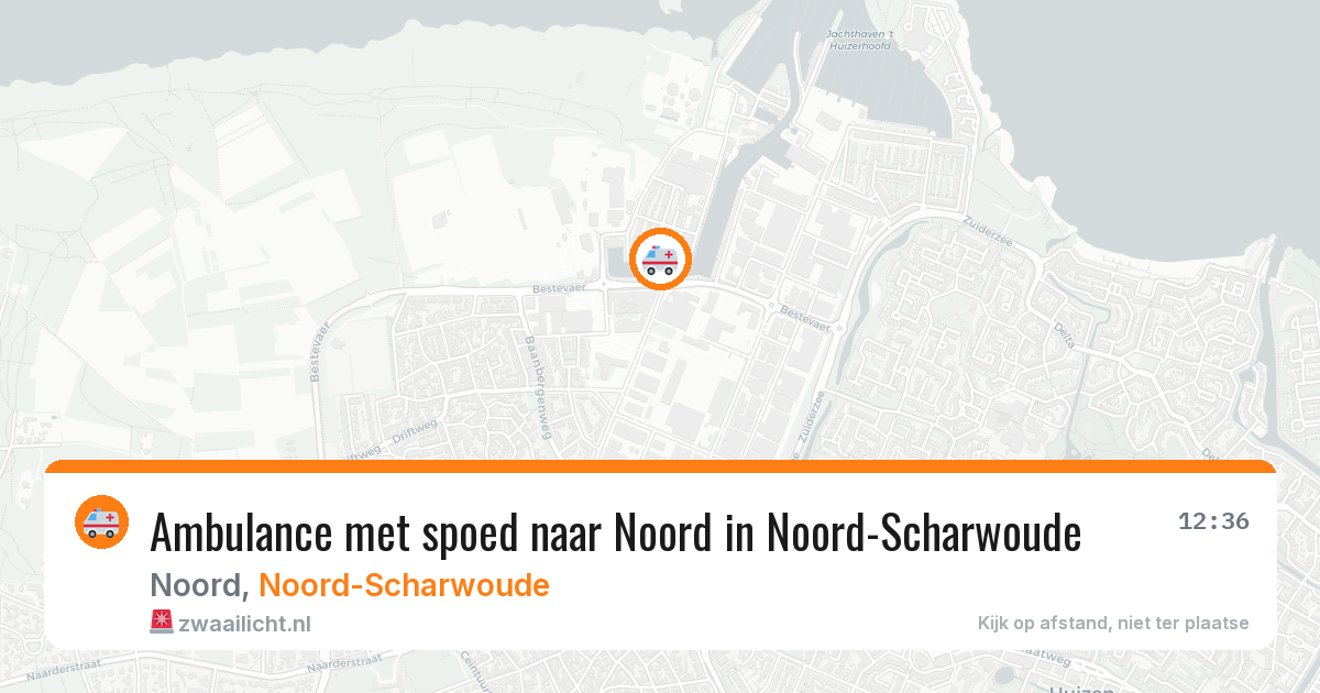 Ambulance met spoed naar Noord in Noord-Scharwoude — 23 jan 2026