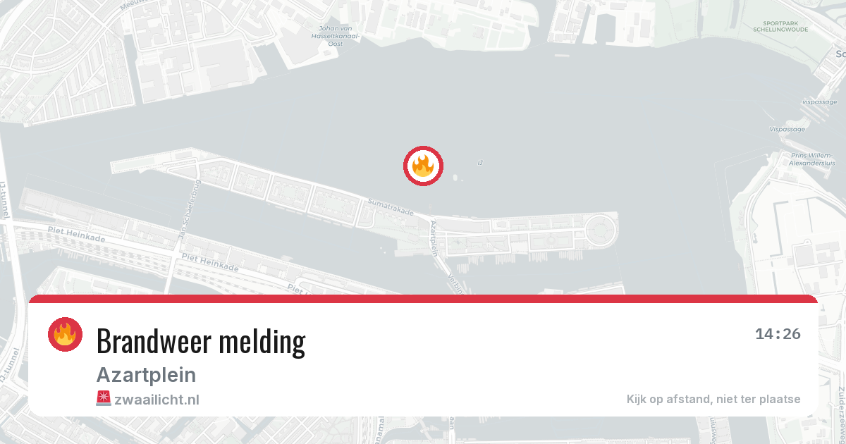 Brandweer melding — 3 jul 2026