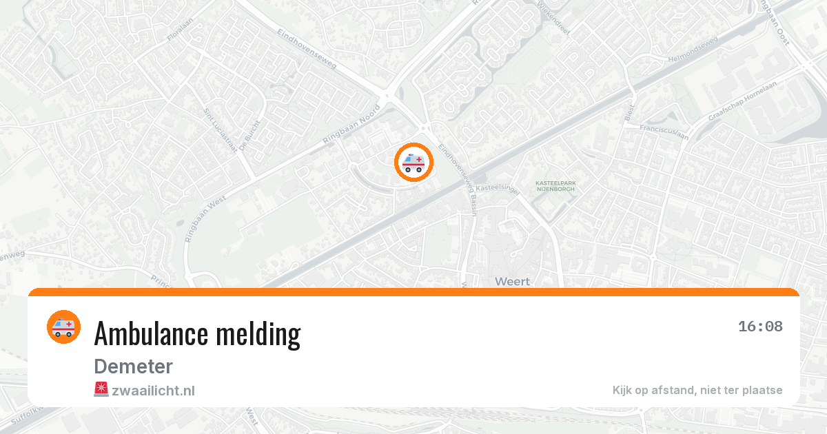 Ambulance melding — 14 jun 2026