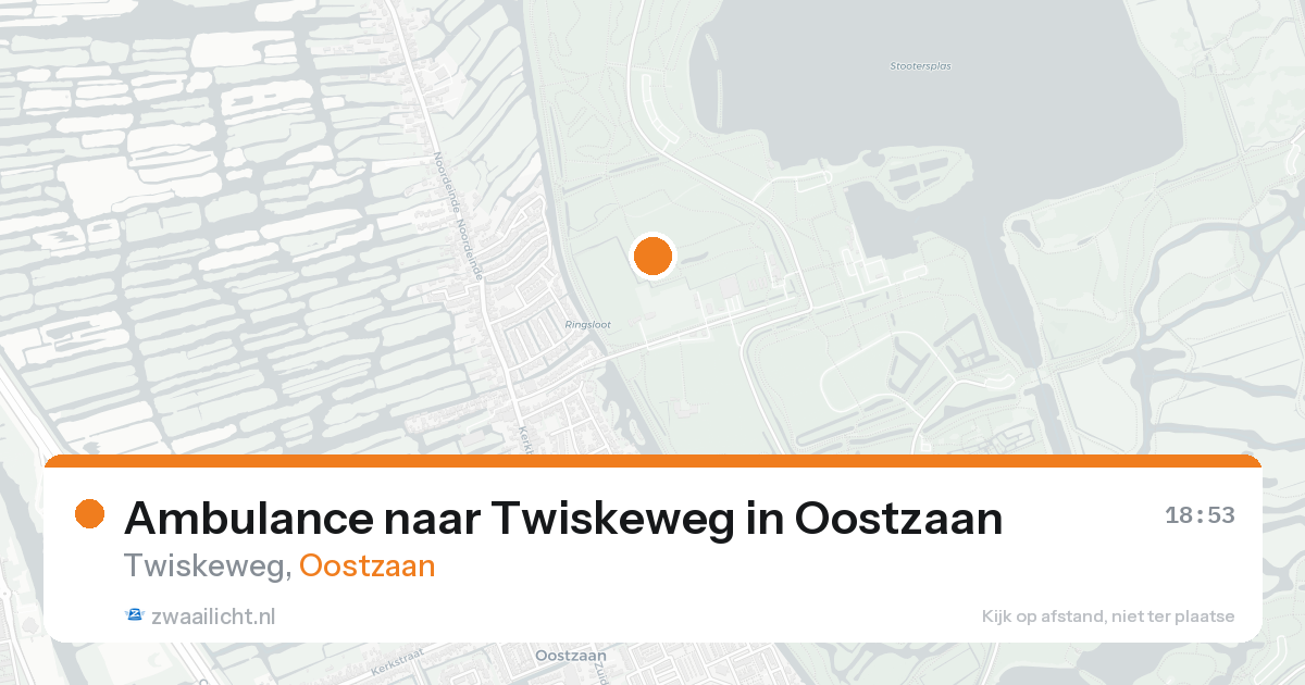 Ambulance naar Twiskeweg in Oostzaan — 25 aug 2026